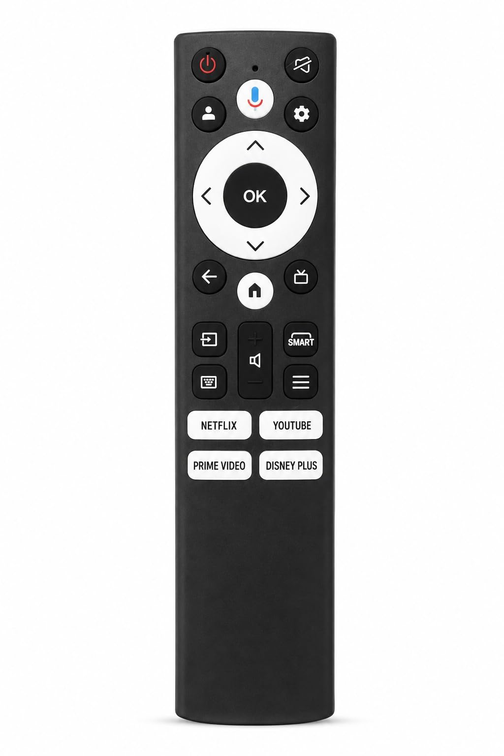 acer tv remote compatible with acer h pro, xl, i & v series smart android 2k 4k uhd fhd television models, replacement remote control, led 751 (voice control remote)