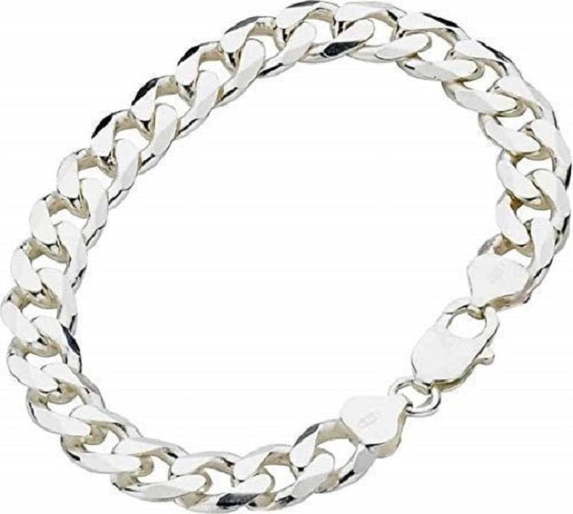 Shree Vaibhavi Dizajner 925 Sterling Silver Curb Bracelet | Adjustable | | Gift For Men And Boys | 12Gm (B0CRF4QCPW) Amazon Price History, Amazon Price Tracker