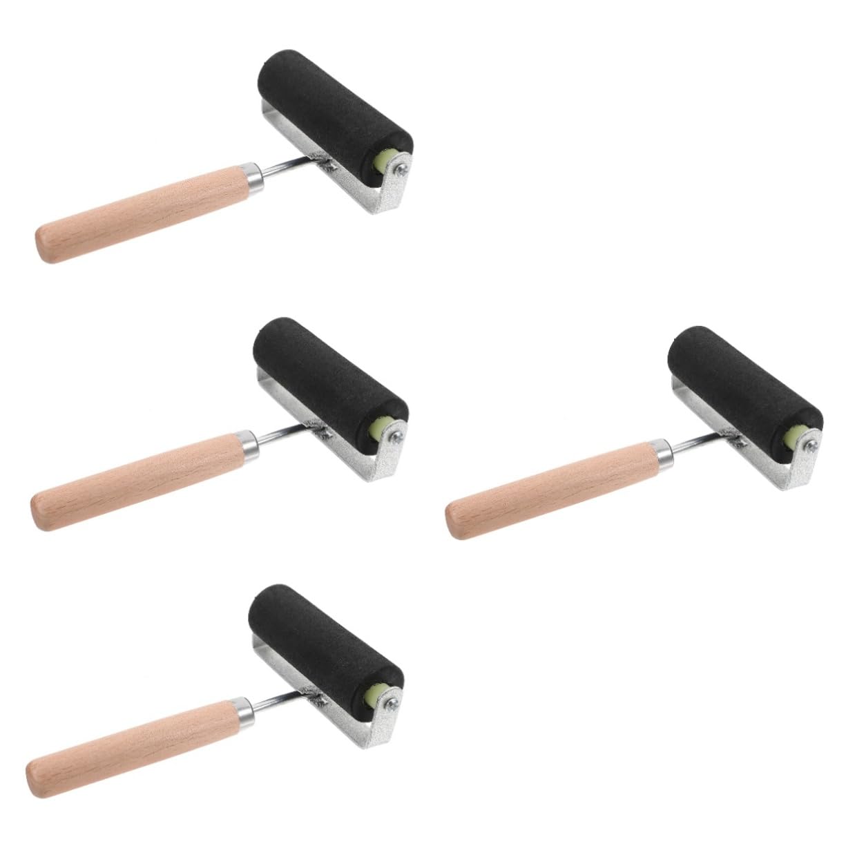 NUOBESTY 4stücke Handheld Printmaking Roller Ergonomischer Druckroller Für Kunst Und Handwerk Leicht Und Langlebig Für Linoldruck Stempeln Und Scrapbooking