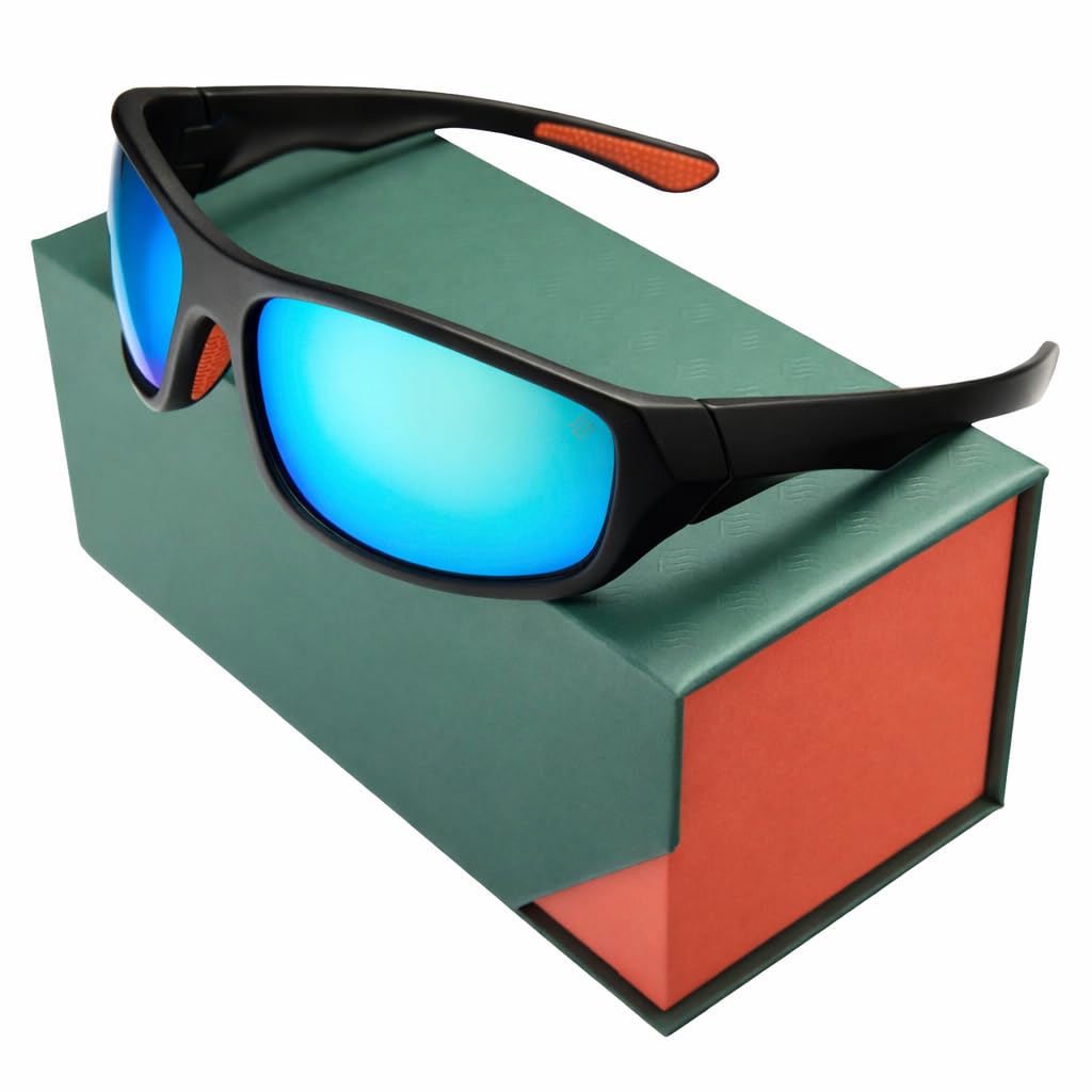 STONE Floating Polarized Fishing Sunglasses for Men and Women Lightweight UV400 sport for Driving Cycling Running