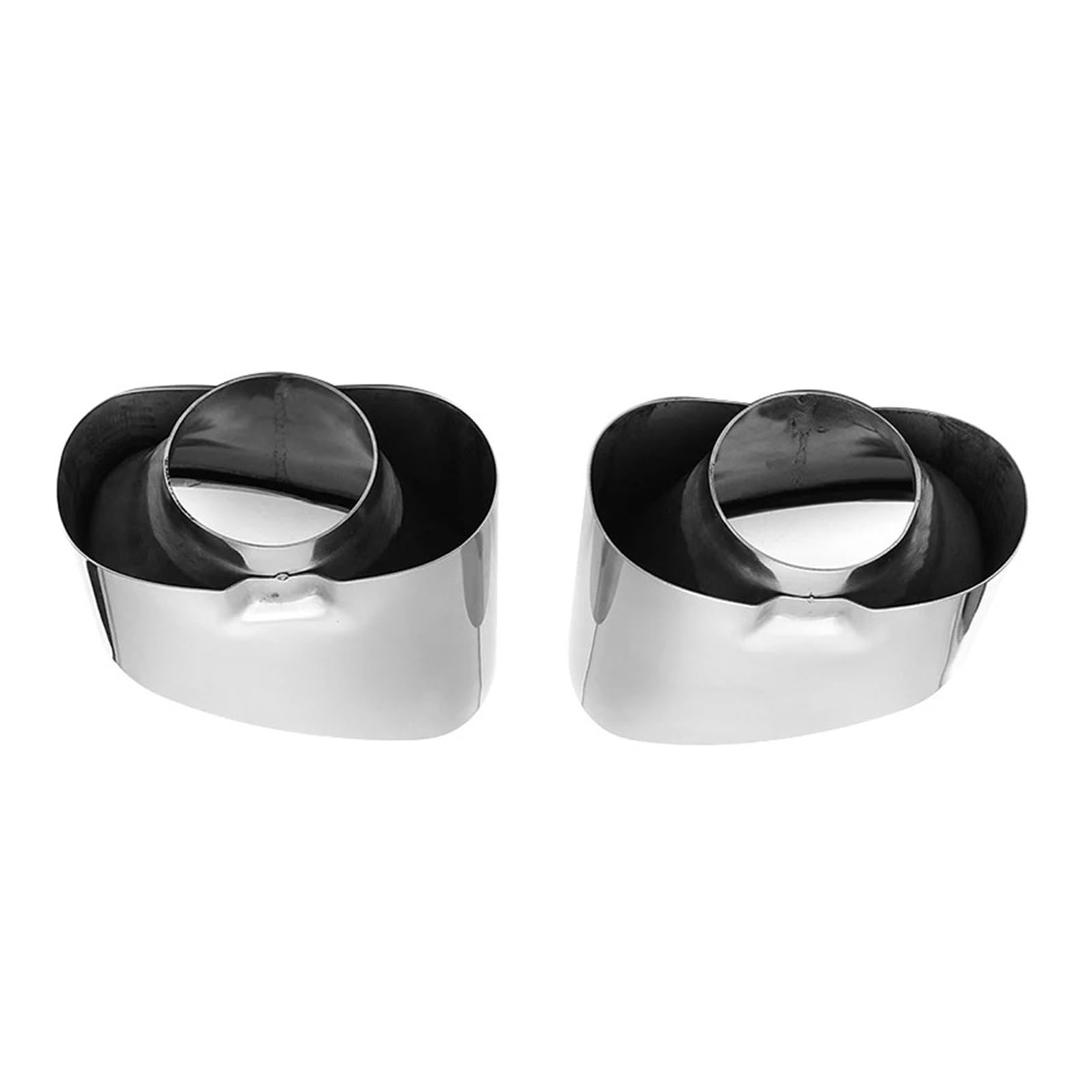 Tubo Scarico Auto Per BMW Per X5 E70 2008 2009 2010 2011 2012 2013 Accessori 2 Pezzi Terminale Di Scarico Doppio In Acciaio Inossidabile Cromato Automatico