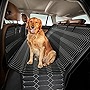 Magnelex Dog Car Seat Cover – Dog Hammock with Mesh Window for Cars, Trucks & SUVs. Safeguard Upholstery from Mud and Fur. Waterproof and Nonslip Backseat Protector. Includes Dog Seat Belt.