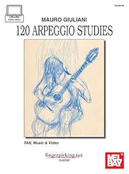 Paperback Mauro Giuliani: 120 Arpeggio Studies Book