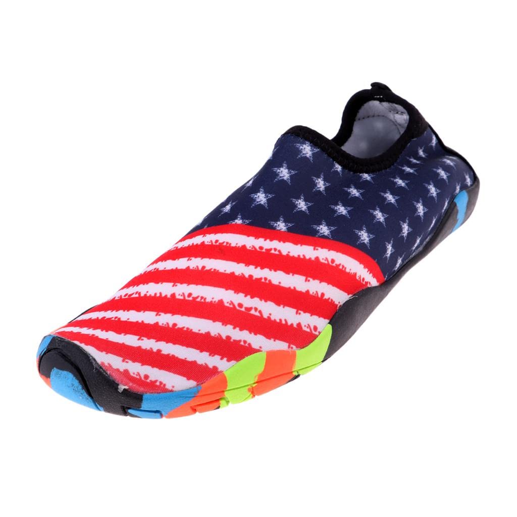 CLUB BOLLYWOOD®Water Shoes Quick-Dry Barefoot Socks Water Sports Fins Stripe Star Size 42|Sporting Goods | Water Sports | Fins, Footwear & Gloves |1 Pair Water Shoes