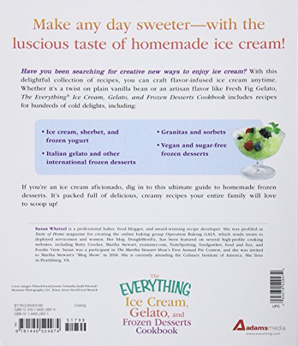 The Everything Ice Cream, Gelato, And Frozen Desserts Cookbook #TOP1