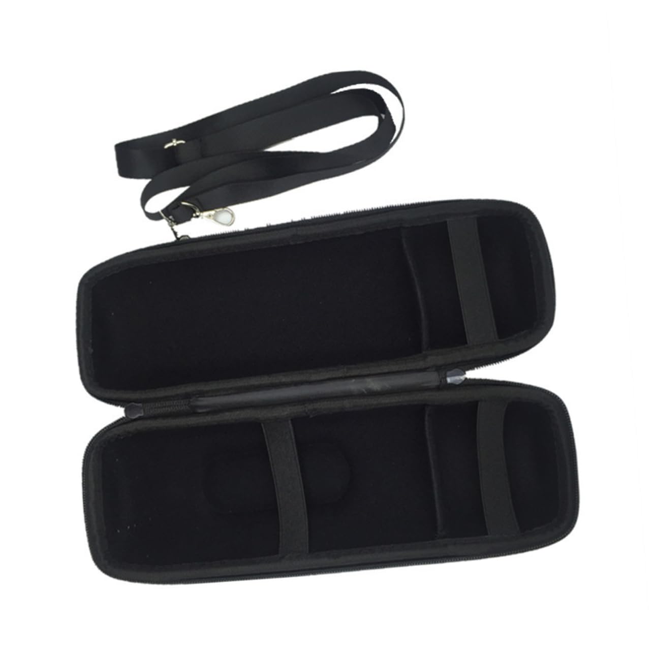 NOLITOY Travel Hard Case Carrying Bag for Charge Speaker Dual Compartment Design Durable Handle Strap for Organizing Accessories the Go