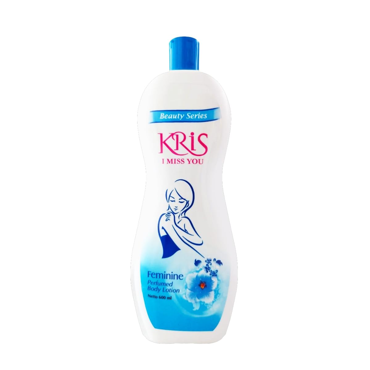 Kris Body Lotion 600ml, Blue – Deep Hydration, Softens & Nourishes Skin, Fast Absorbing, Suitable for All Skin Types