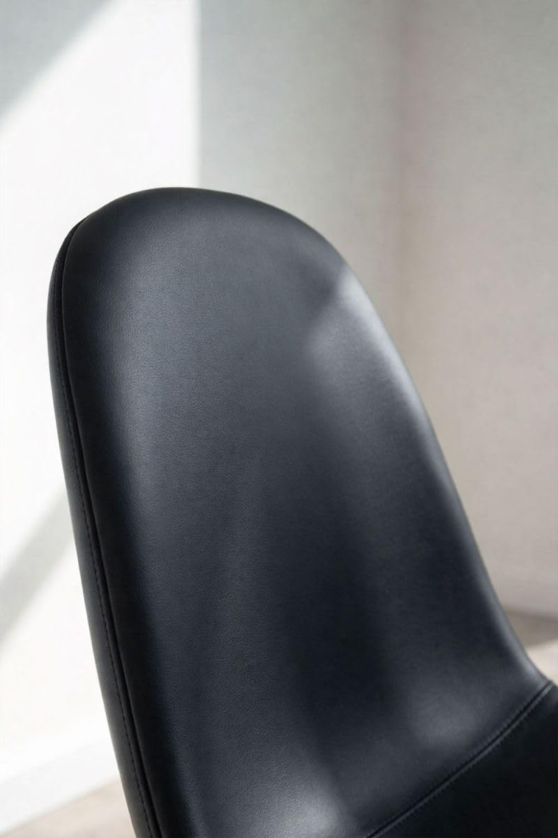 Regalos Miguel - Sillas Comedor - Silla Teok Polipiel - Negro