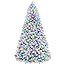 Snow Flocked Multicolor