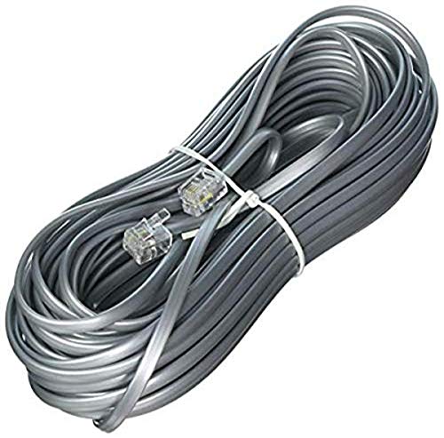 Monoprice Landline Telephone Cable - 50 Feet - RJ11(6P4C) Straight for Data