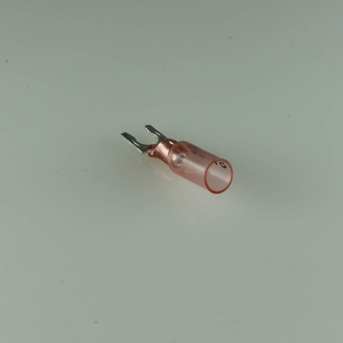 22-18 Ga. Heavy Duty Heat-Shrink Snap-Spade Fork Terminals, 10 Stud - (pack of 25)