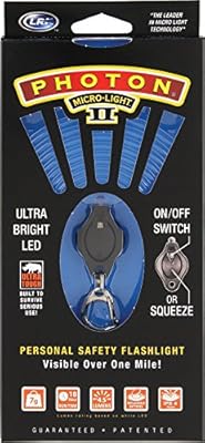 LRI PBK Photon II LED Keychain Micro-Light, Blue Beam