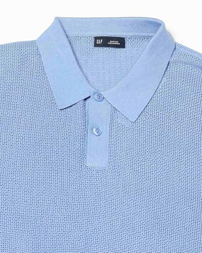 Image of GAP Men's Solid Regular Fit Polo Shirt
