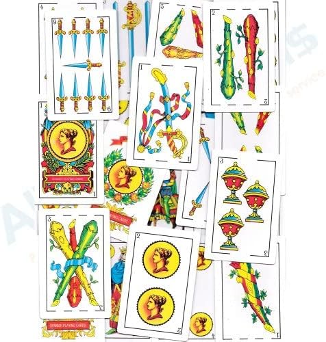 Playing Cards - Full Deck with 50 Cards - Smooth Plastic Coated Cards – Beautifully Artistic Traditional Design