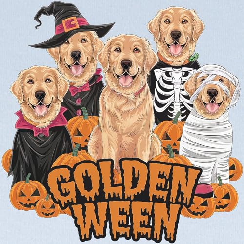 CafePress Golden Ween: A Halloween Celebration for Golden Re Baby Blanket, Super Soft Newborn Swaddle2