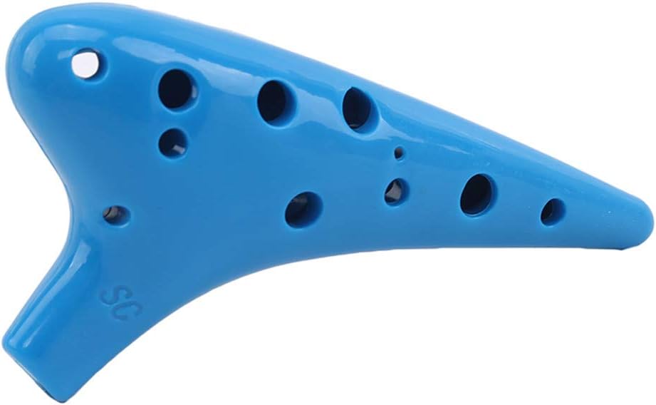 GUAngqi 12 Hole Ocarina Easy Instrument Plastic Ocarina
