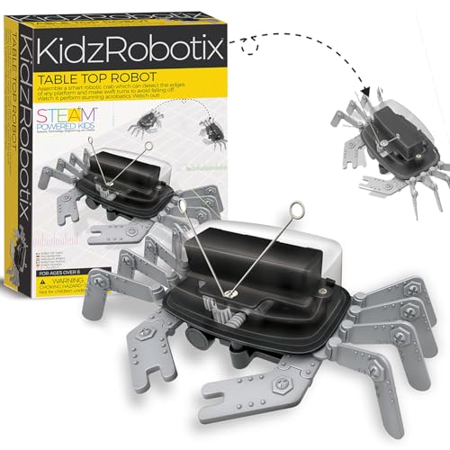 4M 5576 Table Top Robot - DIY Robotics Stem Toys, Engineering Edge Detector Gift for Kids & Teens, Boys & Girls (Packaging May Vary) - image 9