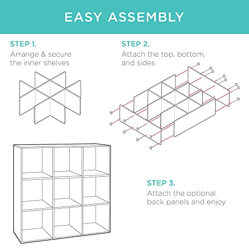 9-Cube Storage Shelf Organizer - Image 6