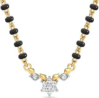 KuberBox Gold Avdaat Diamond Mangalsutra For Women Price In India