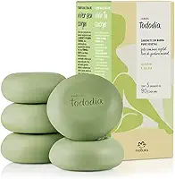 Linha Todo Dia Natura - Sabonete em Barra Puro Vegetal Alecrim e Salvia (5 X 90 Gr) - (Natura Every Day Collection - Rosemary and Salvia Vegetable Bar Soap (5 X Net 3.17 Oz))_AB