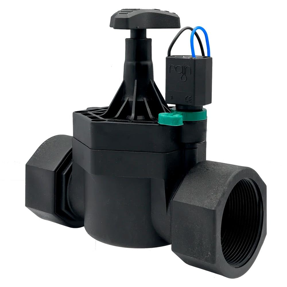 RIEGOPRO Electroválvula RAIN RN 160 PRO 9V DC. Disponible 1 1/2" Y 2" Rosca Hembra. Funcionamiento con programadores a pilas 9V DC (1 1/2")