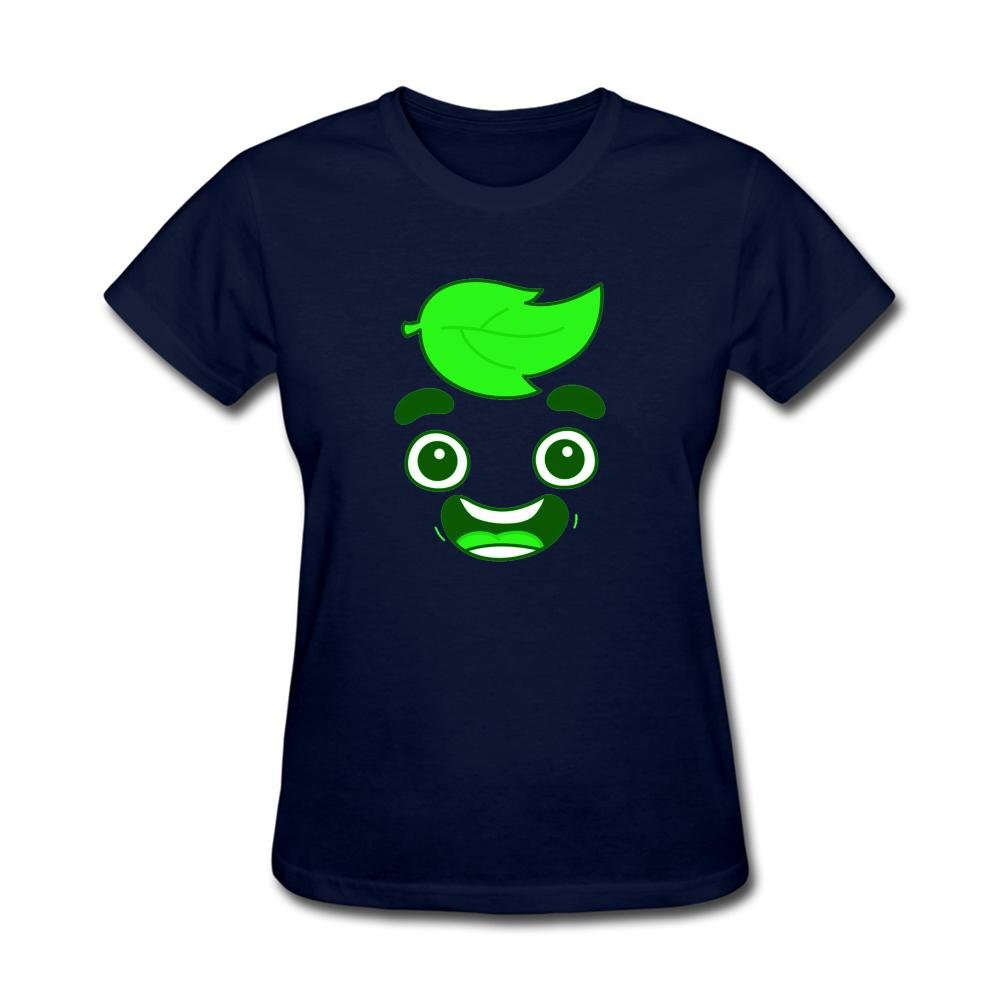 Women's Guava Juice Youtuber Gaming Design O Neck Short Sleeve T Shirt