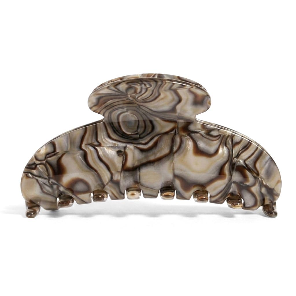 France Luxe Blue Hair Clip for Thick Hair, South Sea Faux Shell image 4