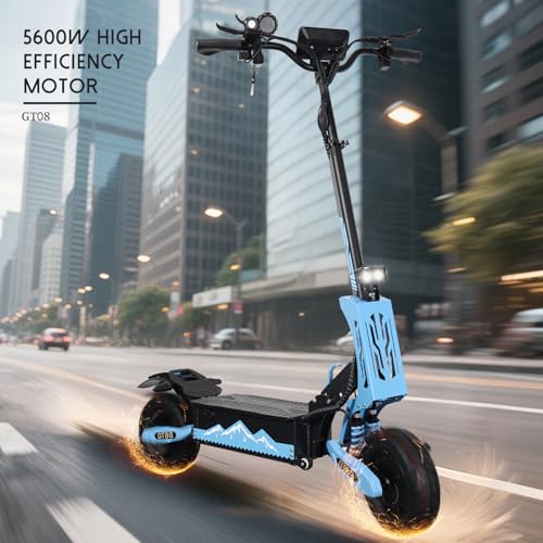 Electric Scooter Adults,5600W Dual Motor Commuter Scooter Up