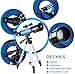 SLM-max Telescopio HD,F40070M Monocular astronómico con trípode Refractor Catalejo Zoom de Alta...