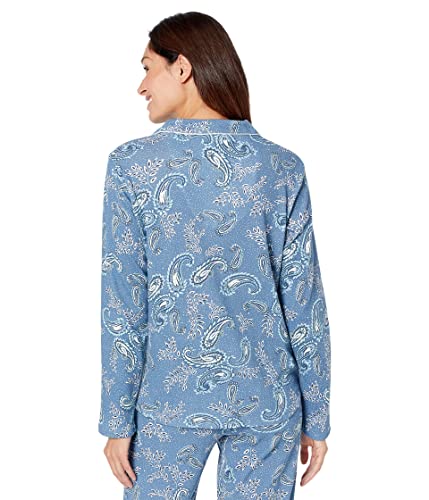 Image of Karen Neuburger Women's Petite Key Item Long Sleeve Girlfriend Printed Pj Set