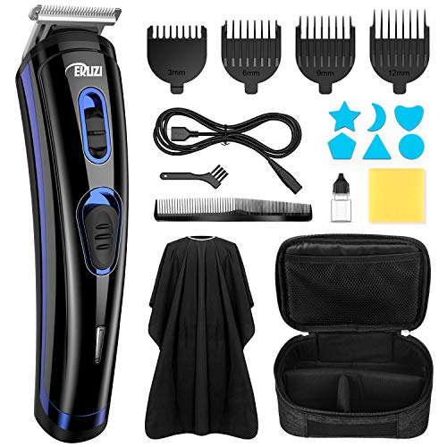 Hair Clippers WOLIWOWA Cordless & Rechargeable Hair Clipper, Professional Hair Clippers With Storage Bag, Non-Stick Hair Cutting Kit, Waterproof Blade, Home Haircut & Grooming For Men,Women & kid