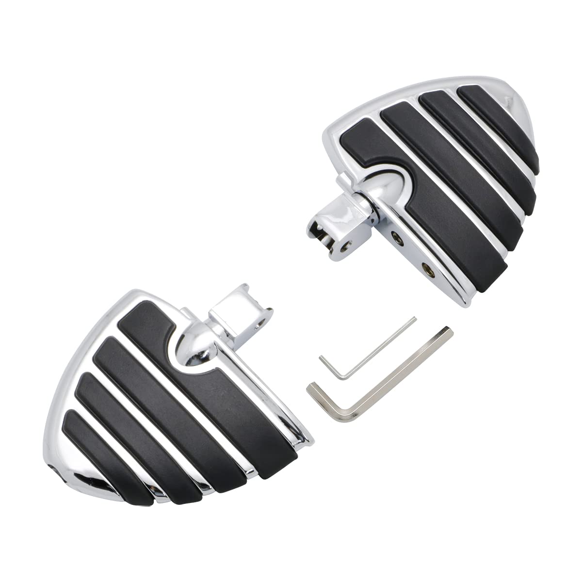 Poggiapiedi anteriori per moto Pedali Pedali Pedali Adatto Per Honda Shadow 750 VT750 Ace/Aero/Spirit/Phantom VTX1300 VTX1800 VT1300 Fury Steed VT600 VLX400 Deluxe Magna VF750