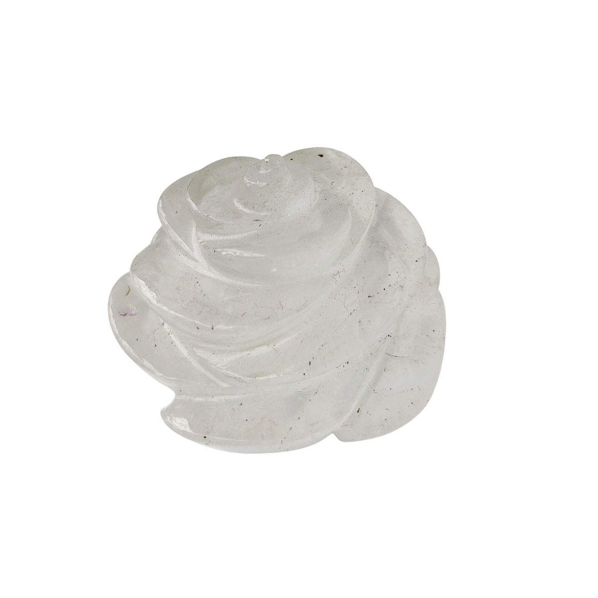 Flor de Cristal de Cuarzo Transparente 110-120 Piedra de Cuarzo Transparente Natural Piedra Preciosa de Flor de Cristal Transparente for Inicio Colecciones