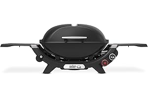 Weber Portable Propane Grill, Midnight Black. Take the Party Anywhere!