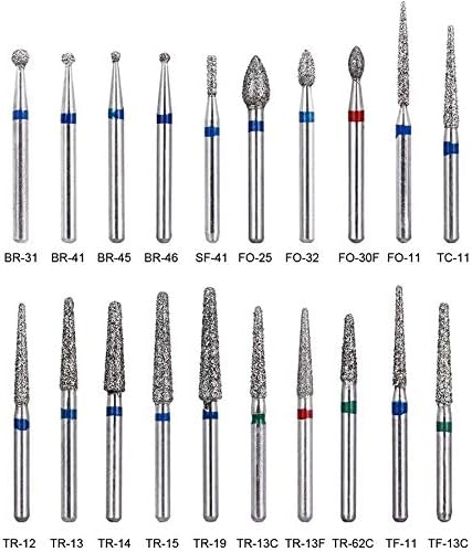 Miniatura 2 de 50 piezas de 0.063 in micro pulido cabeza brocas carborundum Burr FG diamante Burs