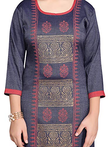 Image of Aarika Girl's Cotton A-line Knee Length Kurta and Pallazo Set