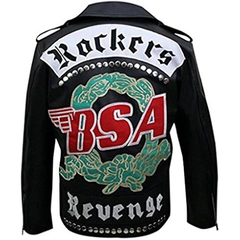 BSA George Michael Rockers Revenge Real Leather Jacket (M) Cover