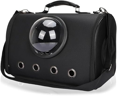 KryZaro ペットキャリーケース ブラウン 猫・大型猫・子猫/小型犬・子犬用 可愛いデザイン 持ち運び便利 ペットキャリーバッグ