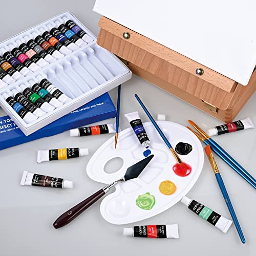 Cieex Cavalletto da Tavolo con 24 Colori Tubi di