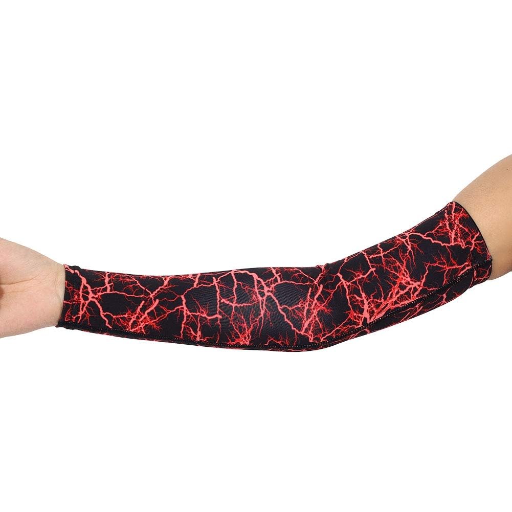 Alomejor Manicotti Sportivi Protezione per Manica da Braccio Traspirante da Basket Fascia da Sole Protettiva Elastico per Esterna