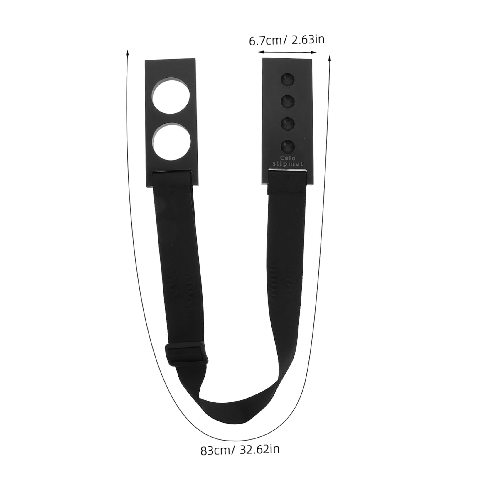 OFFSCH Cello Rest Holder with Non-slip Floor Protector for Violin and Viola Shoulder Rest