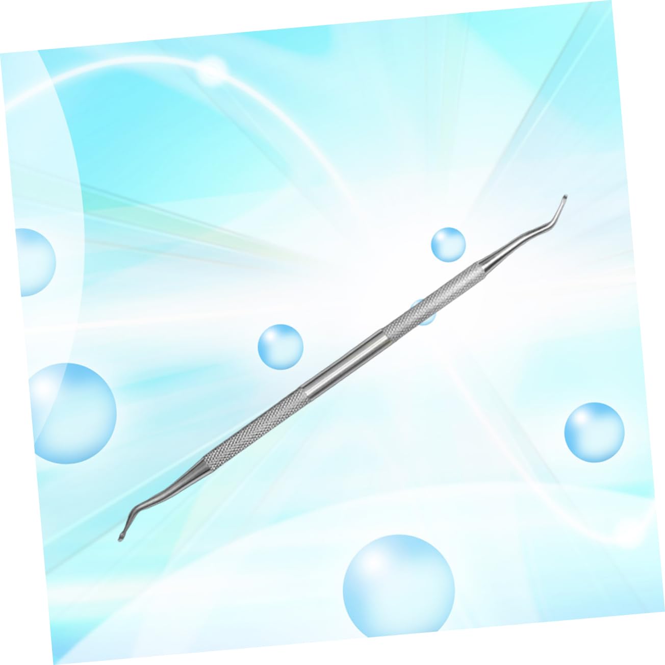 FRCOLOR Spoon Nail Cleaner Cuticle Peeler Scraper Nail Cuticle Remover Pusher Spoon Portable Tool Set