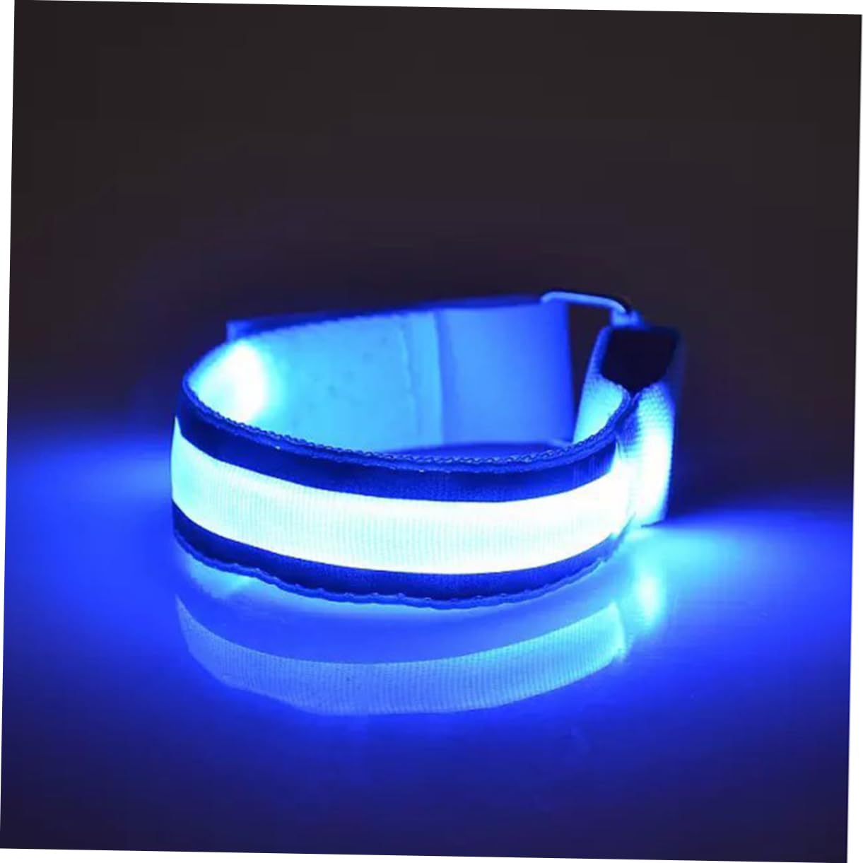 BESPORTBLE 36pièces Brassard Réfléchissant Lumineux Arm Band Sécurisé pour Course Cyclisme Et Jogging Nocturne Accessoire De Sécurité Outdoor Bleu