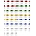 Mixse 5mm LED Light Emitting Diode LED Lamp Round Assorted Color White/Red/Yellow/Green/Blue Kit for Arduino DIY Electronics Light