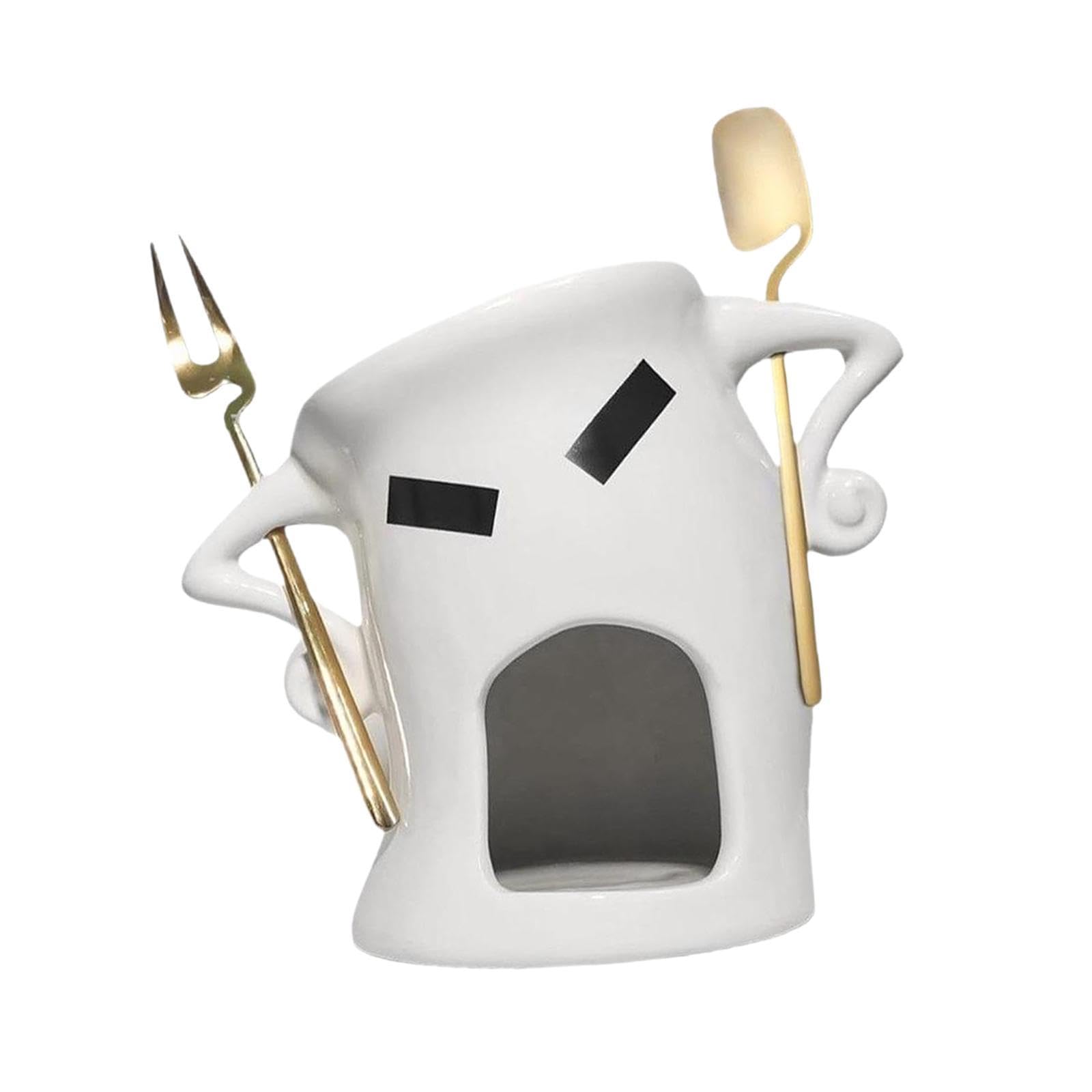 Mini Mugs En Céramique Pour Fondue Au Chocolat Avec,Blanc