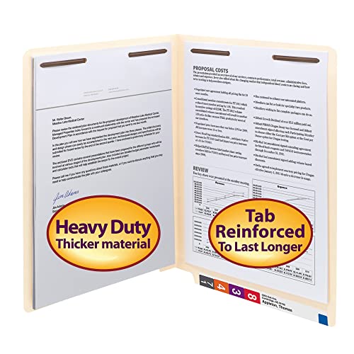 Smead 34215 Heavyweight End Tab Fastener File Folder thumb #1