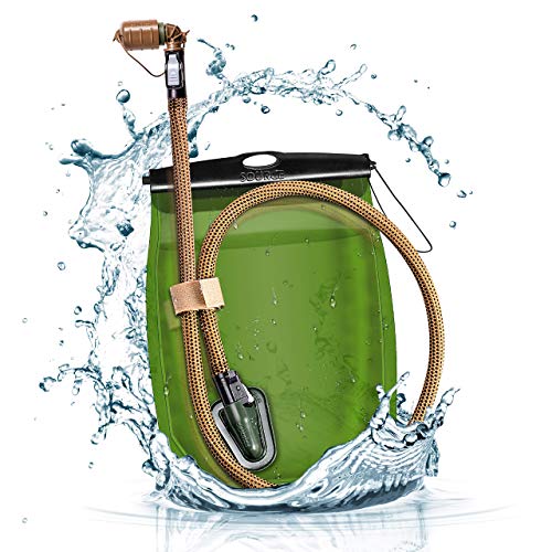 Source Tactical Kangaroo: Sistema de hidratación plegable  1 litro  con bolsa  color