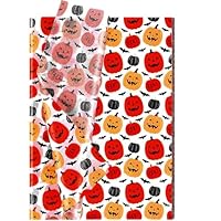 Jwssor Halloween Tissue Paper,Pumpkin 20sheets Wrapping,50x30cm Orange Paper for Halloween DIY Crafts