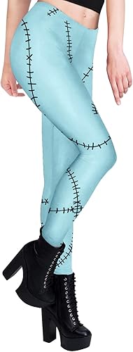 Miniatura 2 de AOBUTE Leggings de Halloween elásticos estampados para mujer