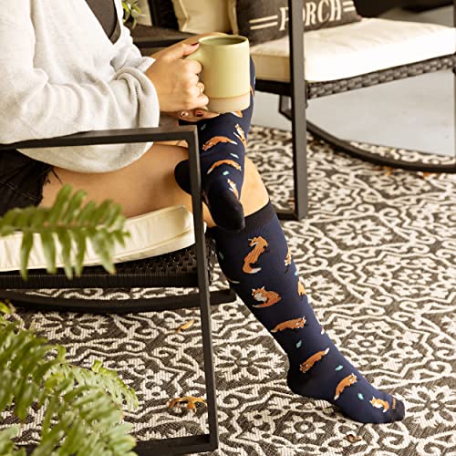 Image of LEVSOX Compression Socks Women and Men, 20-30mmHg, Best for Nurses, Travel, Pregnancy